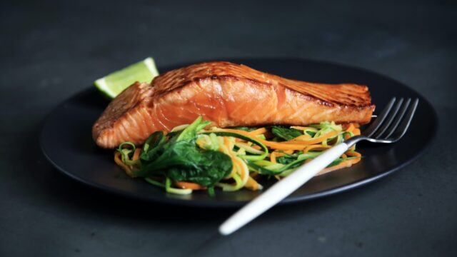 grilled salmon